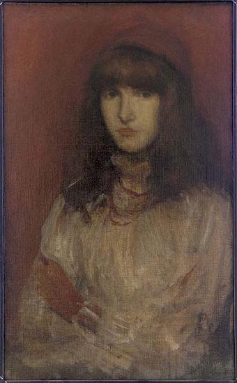 James Abbot McNeill Whistler The Little Red Glove Sweden oil painting art